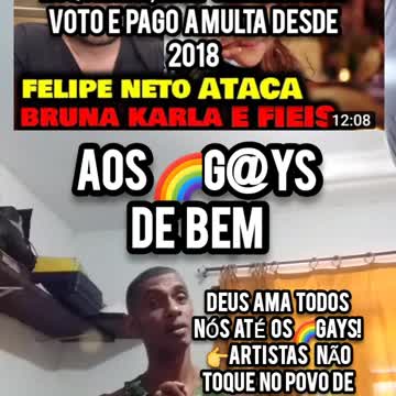Felipe Neto do YouTube ataca a cantora gospel Bruna Karla