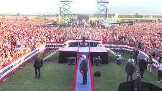 Trump's Entrance at Coachella, CA