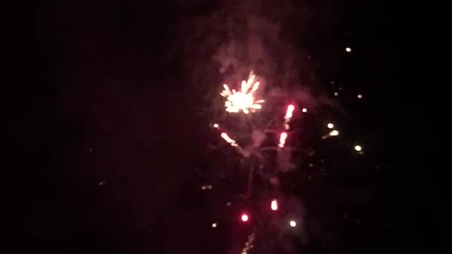 Amazing fireworks on new year eve