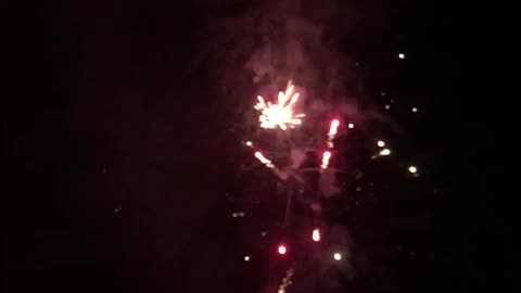 Amazing fireworks on new year eve