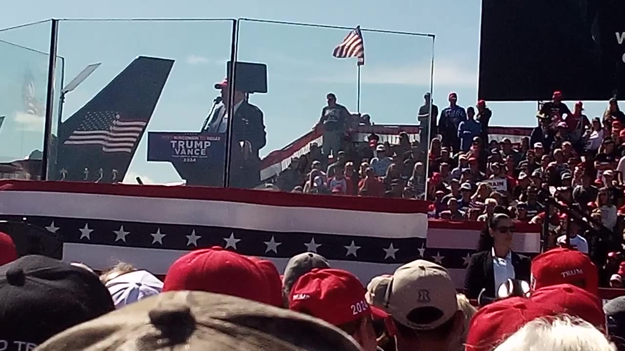 VIDEO 24 TRUMP RALLY MOSINEE WI 8/7/24 #TRUMP24 #SAVEAMERICA24