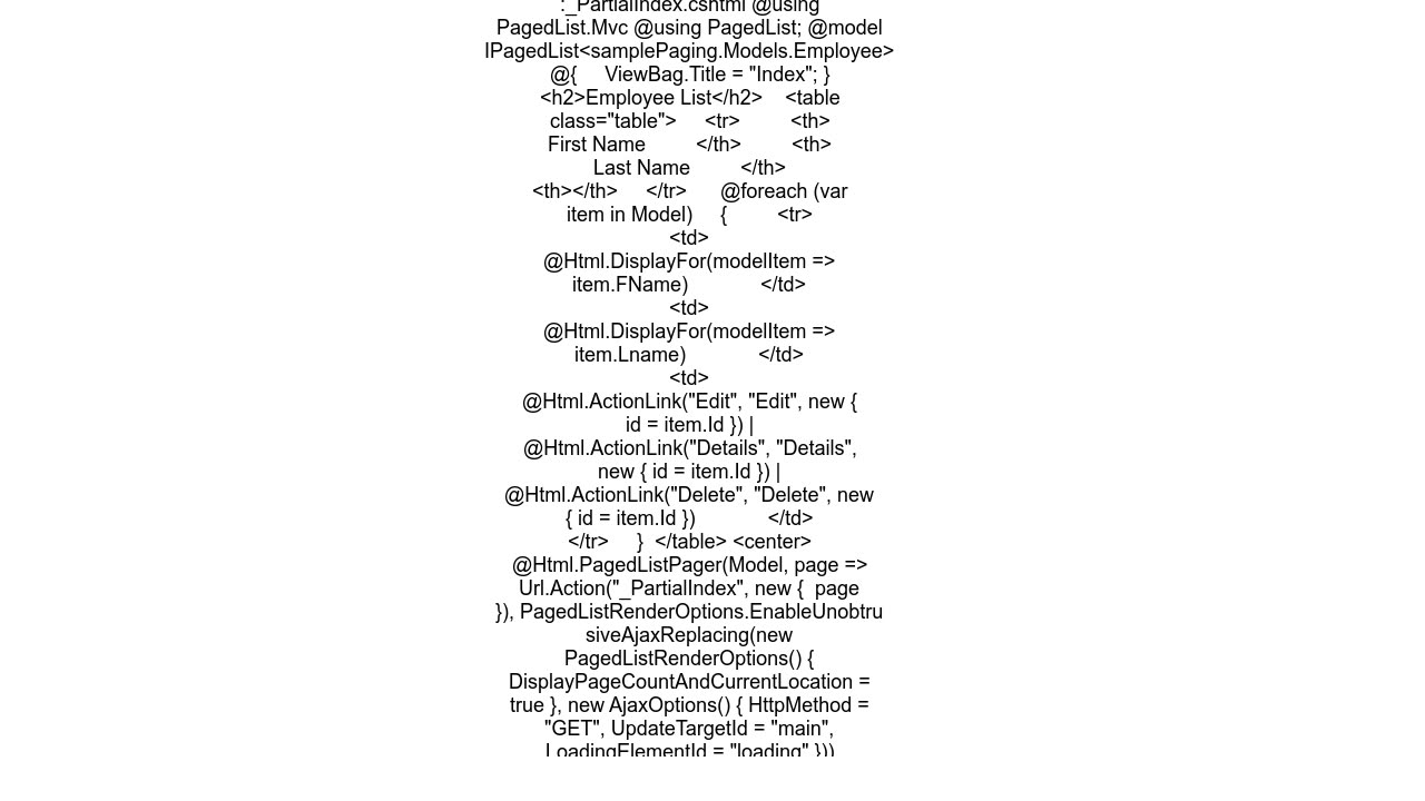 Mvc 5 pagination using view model