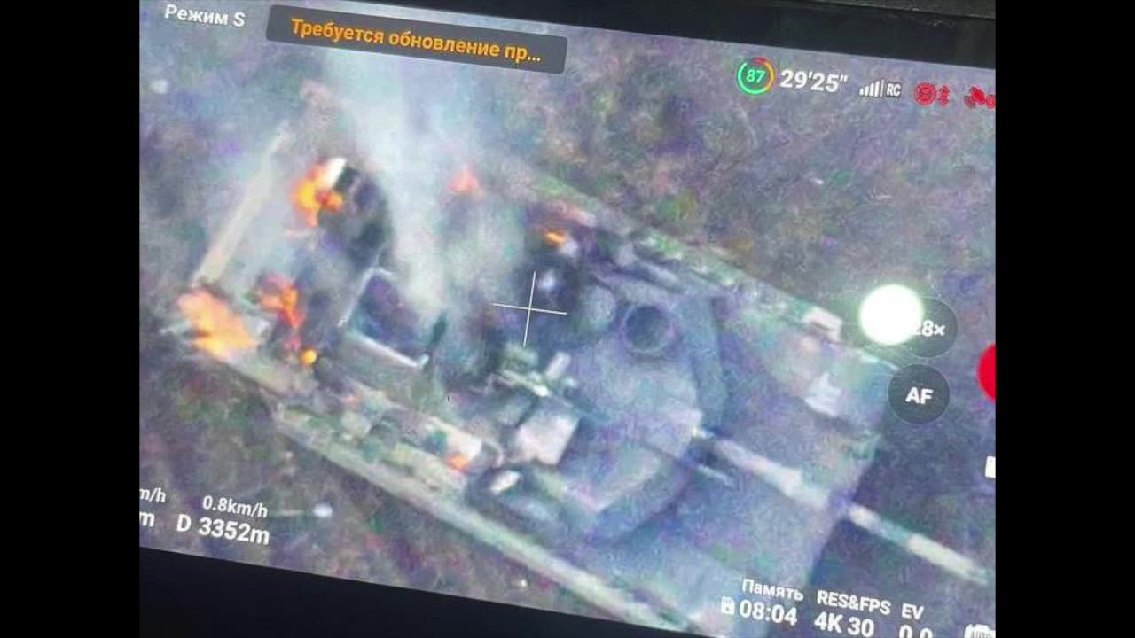 First Visual Confirmation of a Destroyed M1A1 Abrams Tank in Ukraine