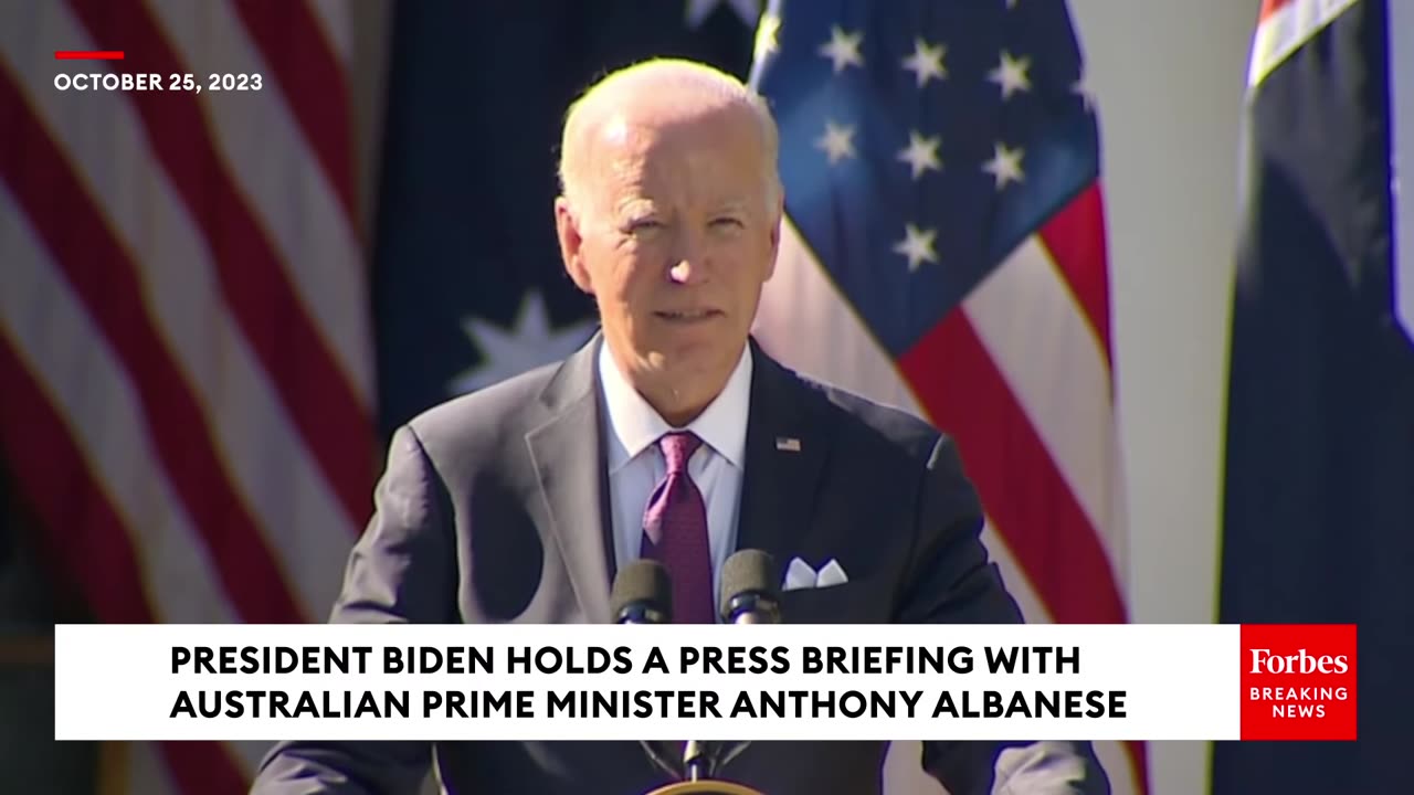 'You Want To Make A Speech-'- Biden Snaps Back At Reporter After Question On American Hostages