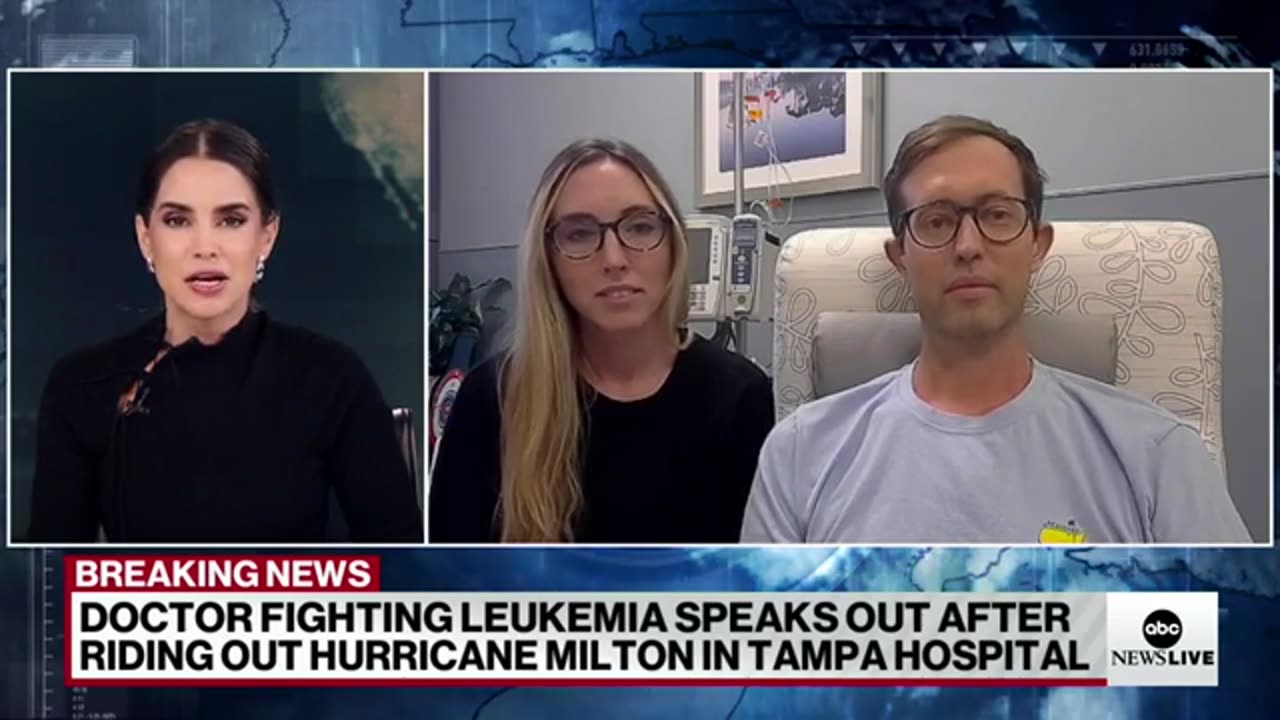 Cancer patient who rode out Hurricane Milton commends hospital staff treating hi