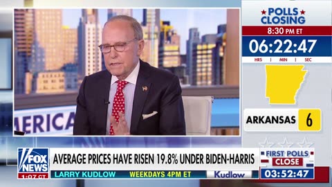 HUGE DROP-OFF’: Larry Kudlow says the pollsters are missing something