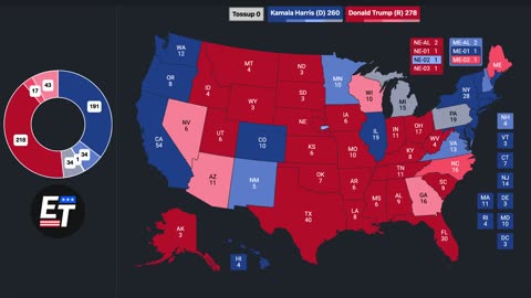 The 2024 Election Map Based On NEW Betting Odds In ALL 50 STATES!