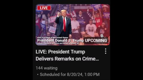 LIVE: President Trump Delivers Remarks on Crime and Safety in Howell, MI