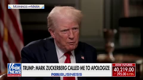 Trump Reveals That Zuckerberg Apologized To Him For...