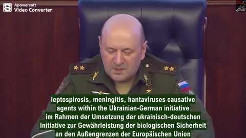 RUSSISCHES VERTEIDIGUNGSMINISTERIUM-BRIEFING BIOWAFFEN/RUSSIA DEFENSE MINISTRY BRIEFING BIOWEAPONS