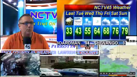 NCTV45’S LAWRENCE COUNTY 45 WEATHER TUESDAY APRIL 19 2022 PLEASE SHARE