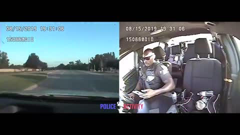 Consequence of distractions behind the wheel - Police Car)