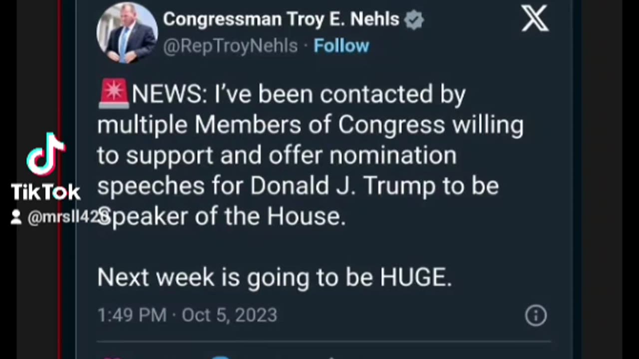 Trump As Speaker Of The House