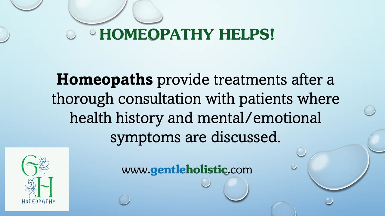 Homeopathy Helps!