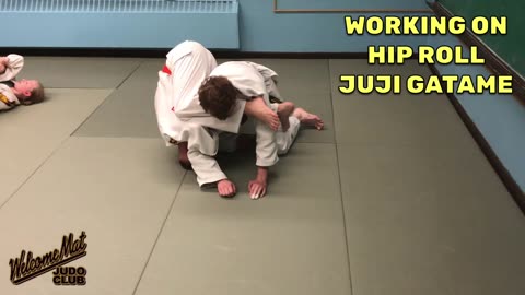 Working on Hip Roll Juji Gatame