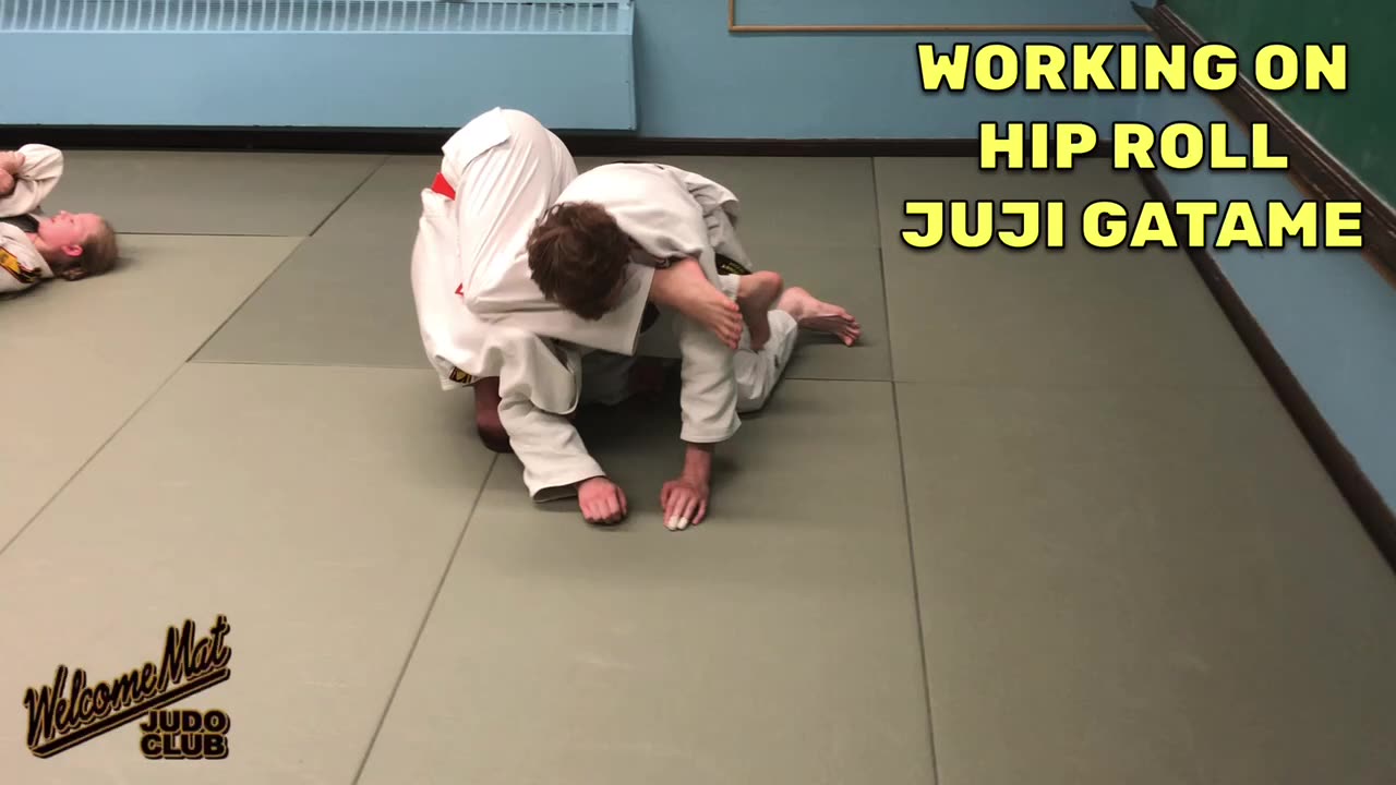Working on Hip Roll Juji Gatame