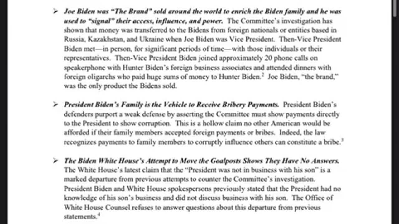 James Comer released a third bank filing memorandum detailing the #BidenCrimeFamily