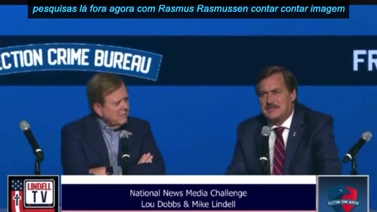 Lou Dobbs e Mike Lindell