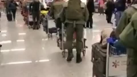 Canadian mercenaries from Warsaw airport fly to Ukraine