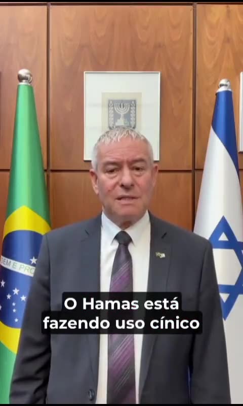 Embaixador de Israel: Hamas é o culpado pela demora da saída de brasileiros da Faixa de Gaza