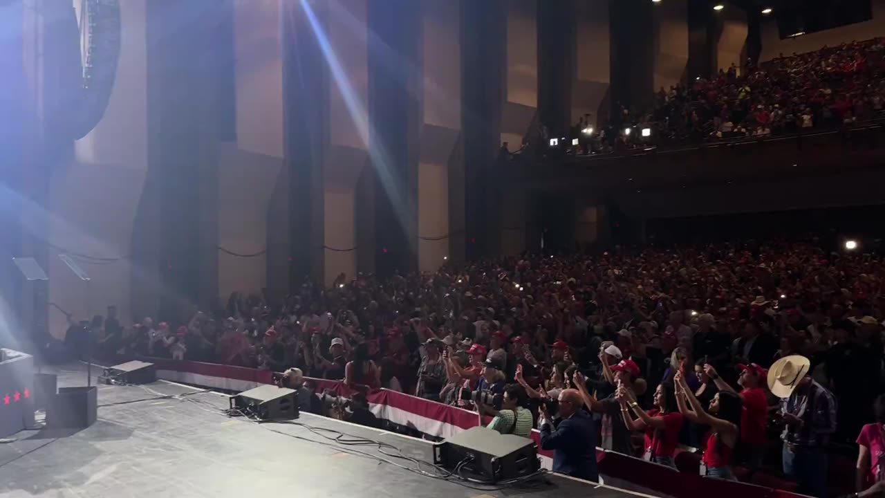 JUST IN: Massive crowd in Arizona for Trump, possible record breaking..