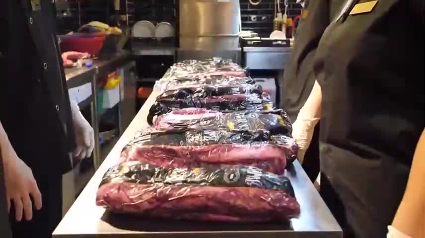 A Display Of Fresh Beef