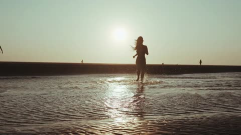 Girl running