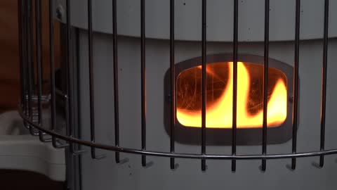 Light visible through the stove window