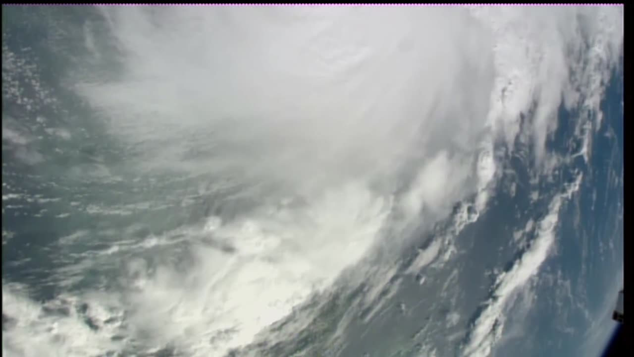 HURRICANE IDALIA IS SEEN FROM THE INTERNATIONAL SPACE STATION AFTER LANDFALL