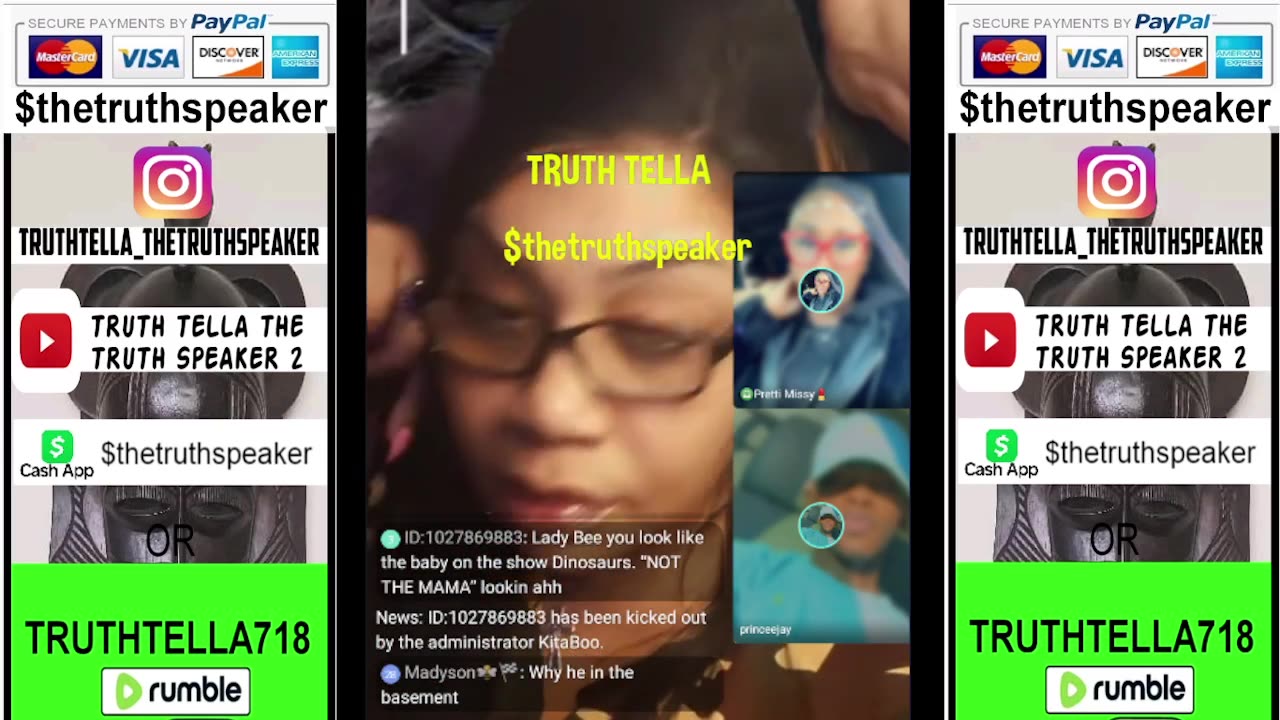 PRETTY MISSY HAVING A FIT ON RETARDO-BEE LIVE BECAUSE MESSY CALLER & VONVON ON KK PANEL