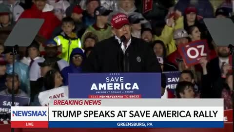 May 6th, 2022: President Donald J Trump, Save Amrica Rally in Greensburg, Pennsylvania