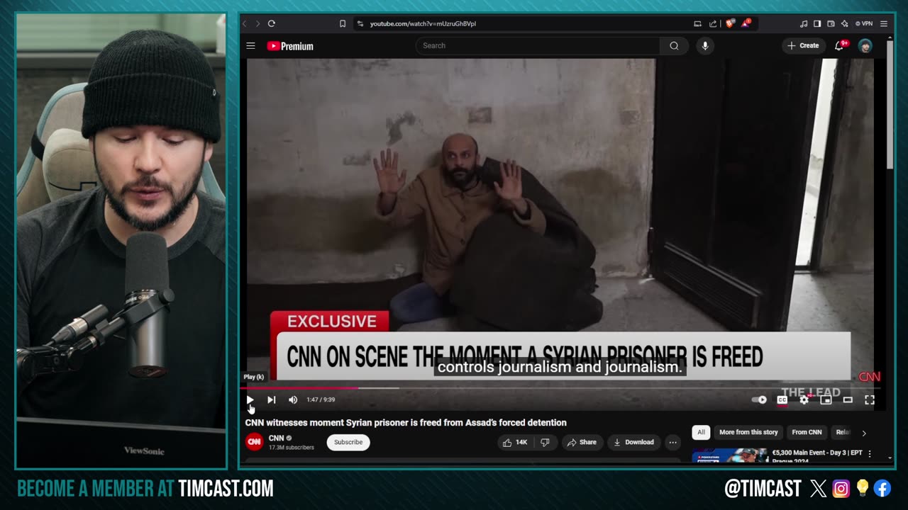 CNN Accused Of FAKING Syrian Prison Break, Man Looks HEALTHY After A Week With No Food Or Water