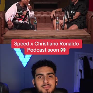 Speed x Christiano Ronaldo podcast soon#fyp #speed #ishowspeed #christianoronaldo #youtube