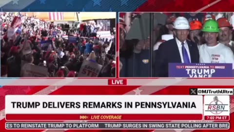 Trump put the hard hat on with pure Swag.