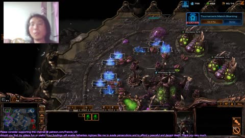 starcraft2 zvt on gresvan got mauled by an early push..