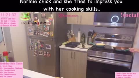 Normie chick kitchen