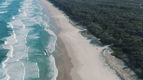 waves on the beach