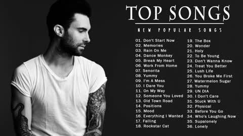 Pop Songs Trending 2021