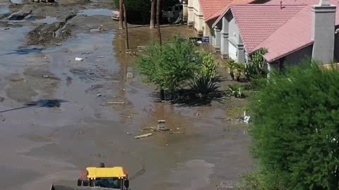 Hurricane Hilary triggers mudslides leave neighborhoods stranded.