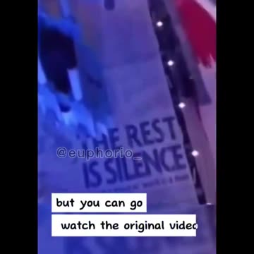 2012 Olympics, with the Giant black figure and all of the hospital beds