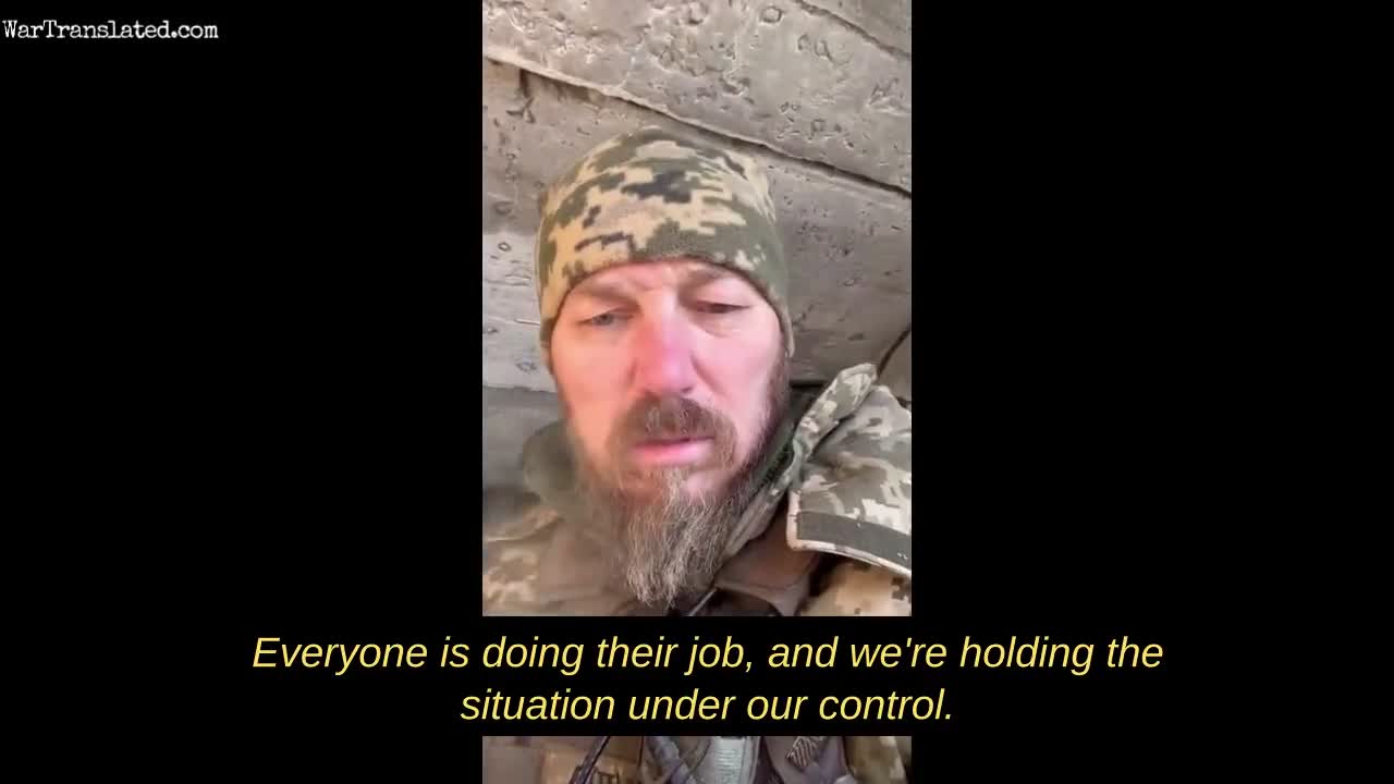 Ukrainian forces hiding in Soledar basements (11.01.2023)