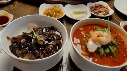 Jjajangmyeon, Jjamppong in seoul