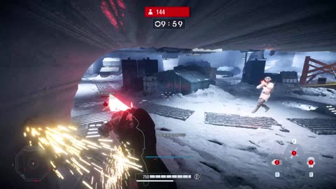 SWBF2 2017: Arcade Onslaught Kylo Ren Hoth Gameplay