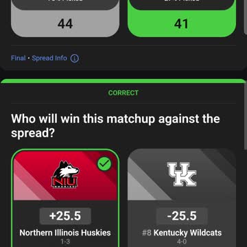Kenny picks vs spread