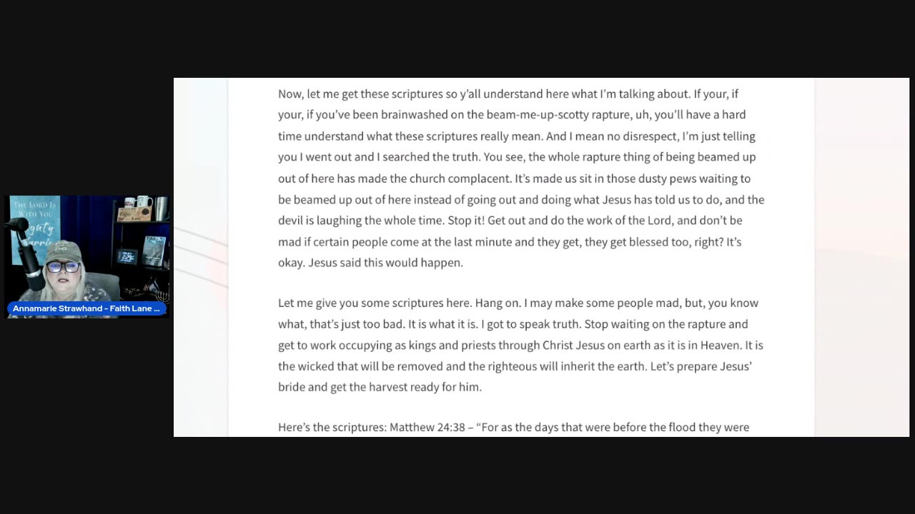 Prophetic Updates - Faith Lane Live w Annamarie 1/29/24 Biblical Revelation and Teaching!