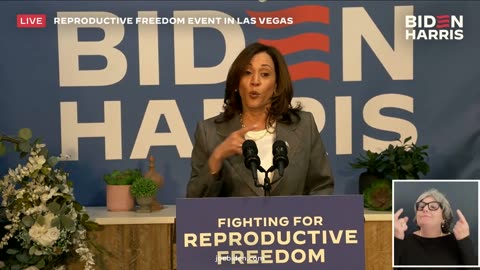 Vice President Kamala Harris Delivers Remarks at a Reproductive Freedom Event in Las Vegas