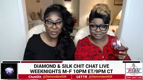 Diamond & Silk Chit Chat Live On Machines And Vaccines - 09/24/2021
