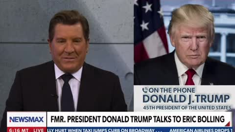 President Trump Interview on Newsmax: Part 2.