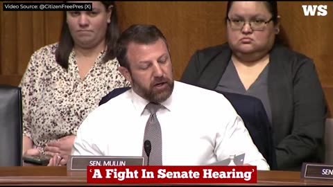 A fight almost broke out in a Senate hearing