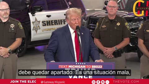 Trump: "Cuando sea presidente nunca pensaremos en mencionar las palabras "desfinanciar a la policía"